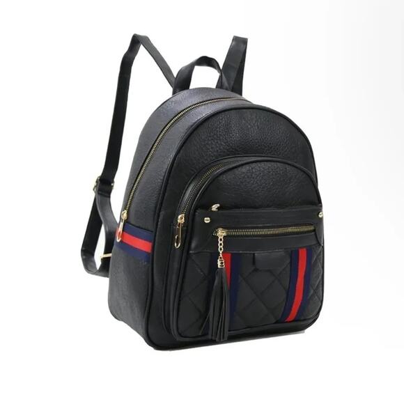Backpack Purses in Blush Pink, Gray Blue, or Black Red, New with Tag main image 12